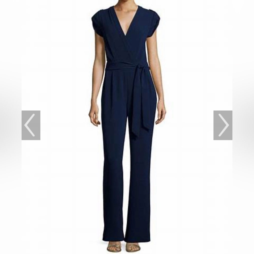 Diane Von Furstenburg Navy Pantsuit Size 6